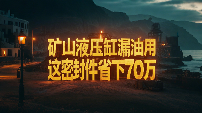液壓缸老是漏油？礦山上用這密封圈，一年省下70萬！?